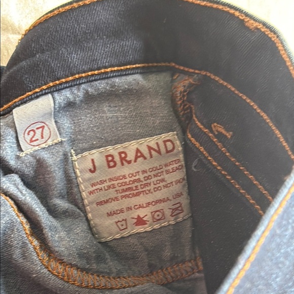 J Brand Ignite Dark Blue Denim Skinny Jeans Stretch Indigo Hue Sz 27 - Picture 5 of 15